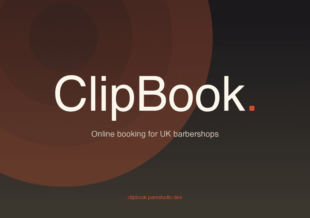 A live booking page rendered on a phone